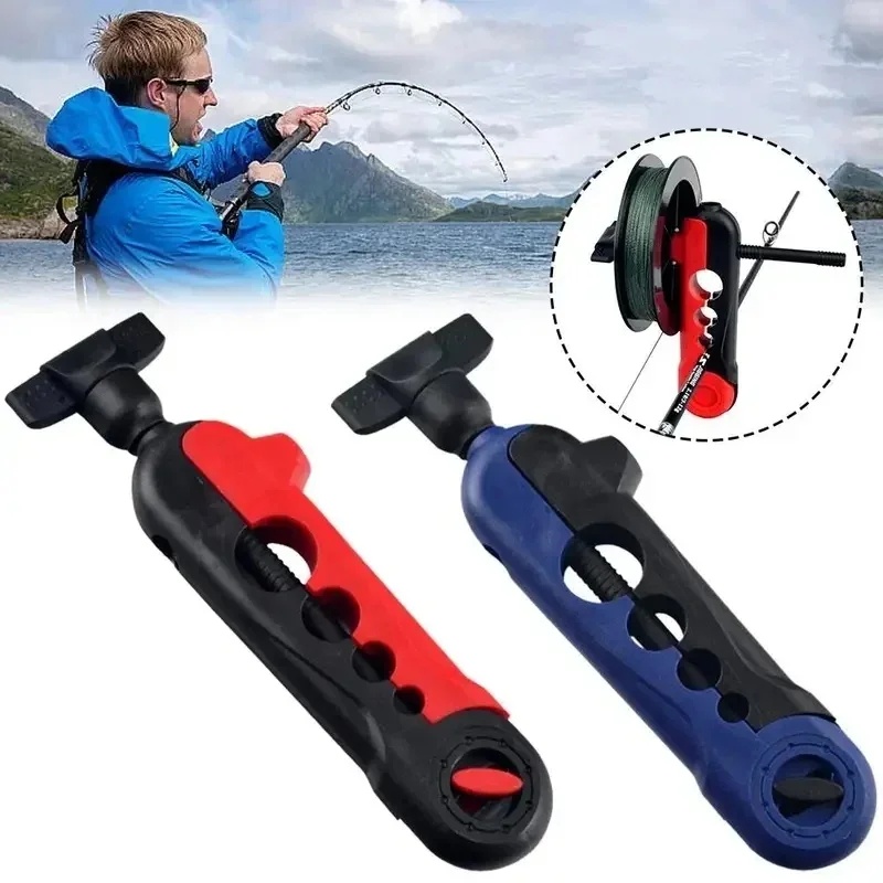 Fishing Rod Casting - 1/2 Stück Angelschnur-Aufwickler, Spulenhalter, Werkzeuge, Spulenmaschine,