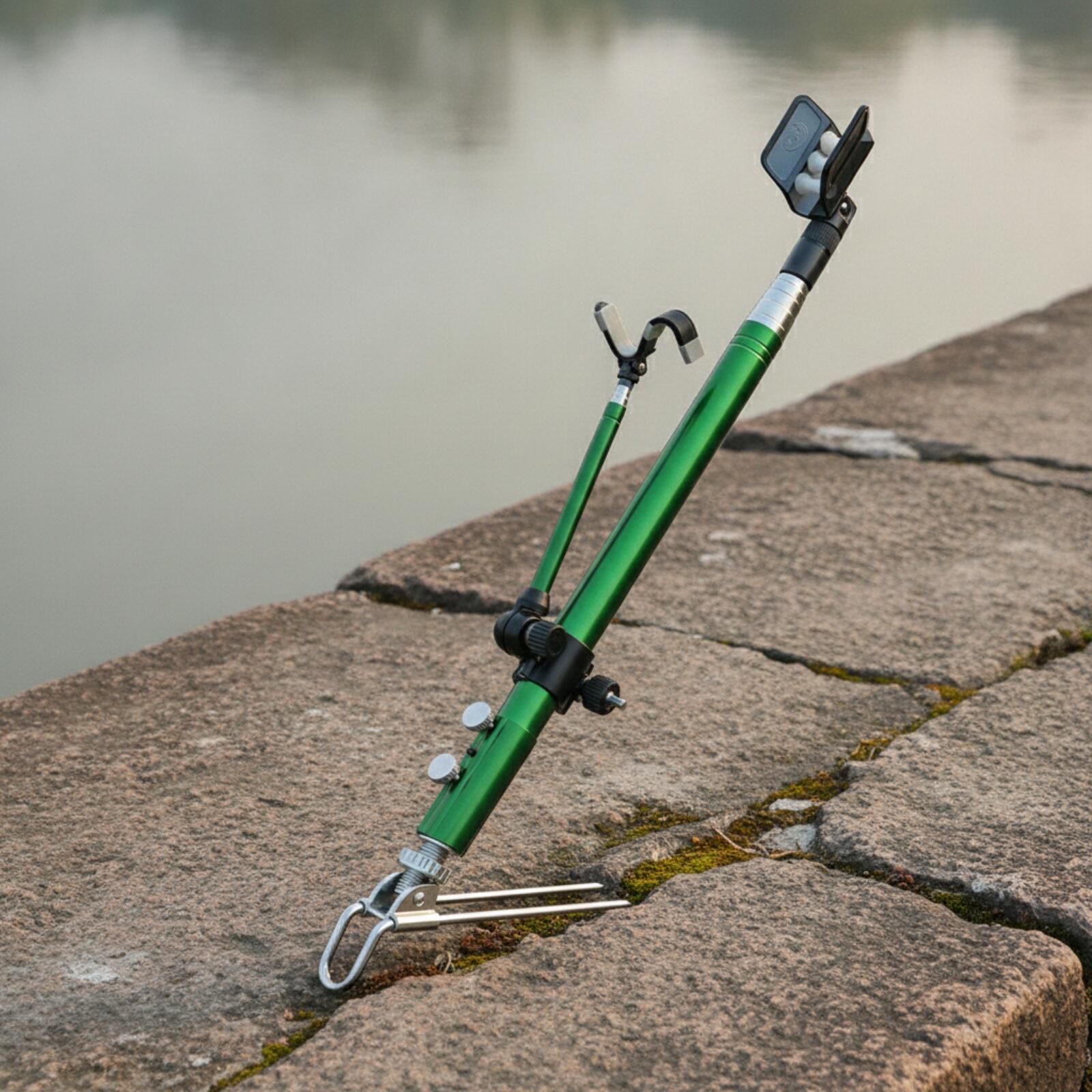 Fishing Rod Boat - Robuster Angelrutenständer mit 19mm Metall-Erdspieß und