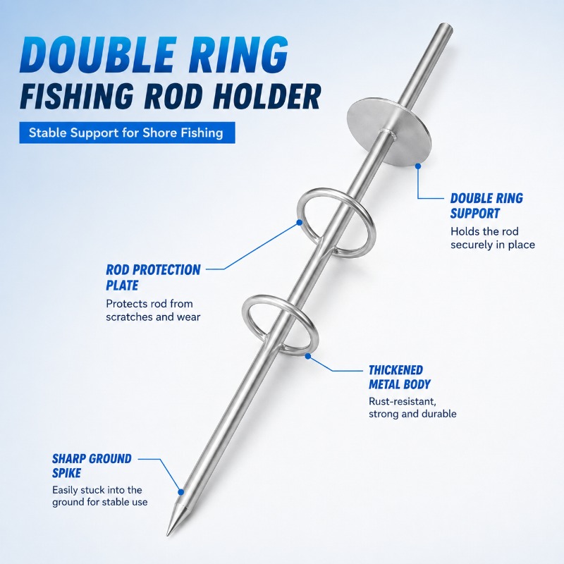 Doppelring-Angelrutenhalter mi – Fishing Rod Casting Bewertung und Preis