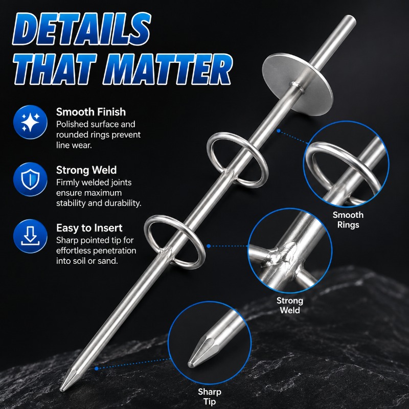 Doppelring-Angelrutenhalter mi – Fishing Rod Casting Bewertung und Preis